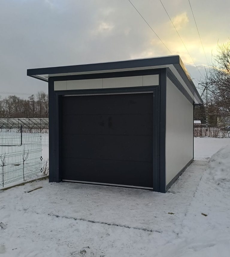 Garaż Ocieplany z Płyty Warstwowej PiR 3m x 6m