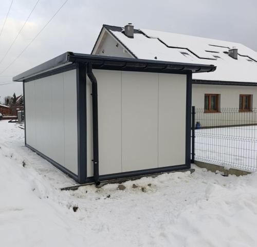 Garaż Ocieplany z Płyty Warstwowej PiR 3m x 6m - zdj2