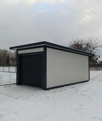 Garaż Ocieplany z Płyty Warstwowej PiR 3m x 6m - zdj3