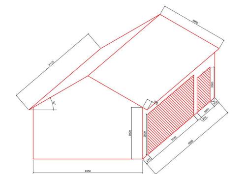 garaż ocieplany z płyty warstwowej PiR 35m2 fot12